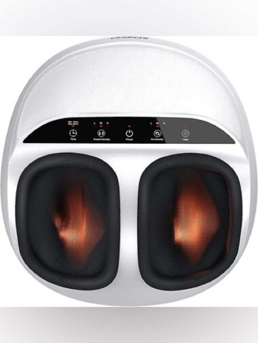 Renpho Foot Massager with Heat and Kneading Controls like new